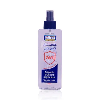 HIGEEN ANTISEPTIC & GENERAL DISINFECTANT ALCOHOL 250ML