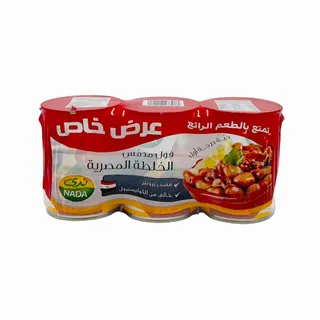 ندى فول مدمس الخلطة المصرية 3*400 جم