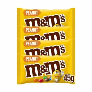 M&Ms PEANUT BOX 4X45 GR