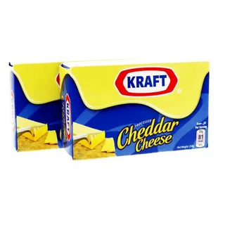KRAFT CHEDDAR CHEESE .2X250G