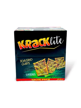 KRACKLITE TOASTED CHIPS ASSTD 10X26GM