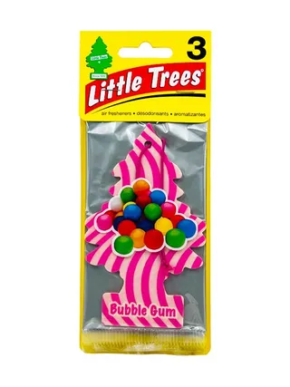 Little trees Car Air Freshener bubble gum Scent 3 pcs
