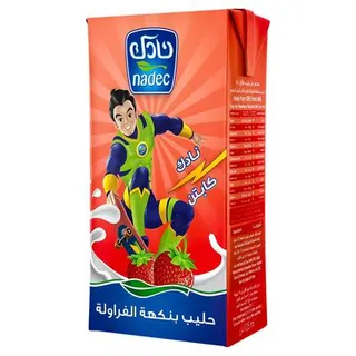 نادك حليب فراولة قليل الدسم 125 مل