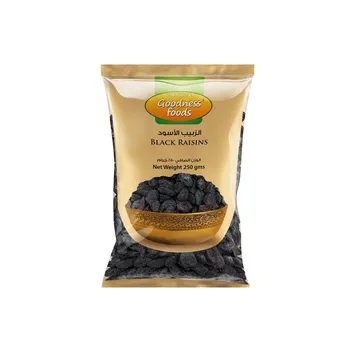 Goodness Foods Black Raisins 250g