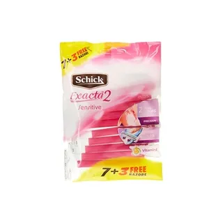 Schick Exacta 2 Sensitive Women 7+3 Razors Free