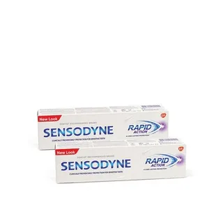 Sensodyne Toothpaste Rapid Action 2X75ml
