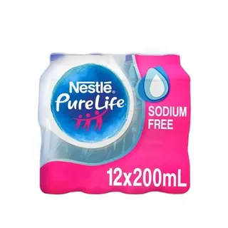 نستله بيور لايف ماء معبأ 12X200ml