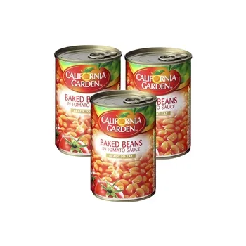 California Garden Beans in Tomato Sauce 420g Pack of 3