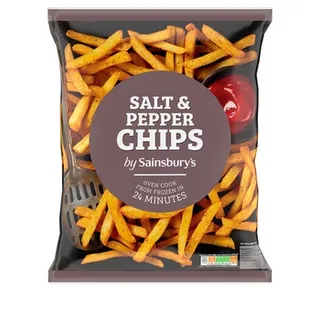 Sainsburys Salt And Pepper Chips 750g