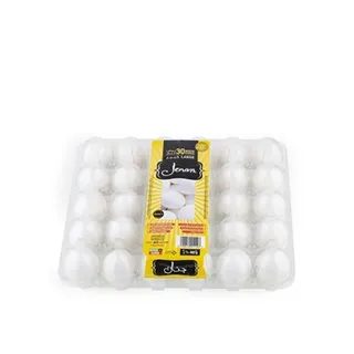 Jenan White Eggs Tray 30S L # 410011107