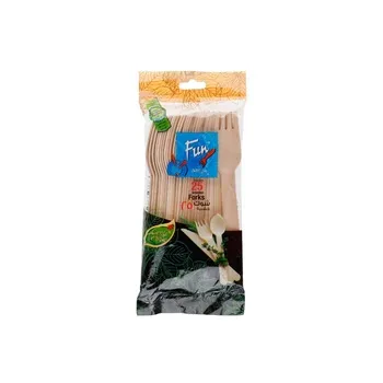 فان شوكة خشبية 6.5Inches Evergreen 25s pack