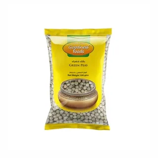 Goodness Foods Green Peas 500g