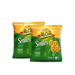 McCain Potato Smile 750g Pack of 2