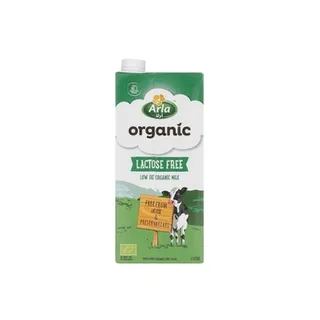 Arla Organic Lactose Free Low Fat Milk 1L