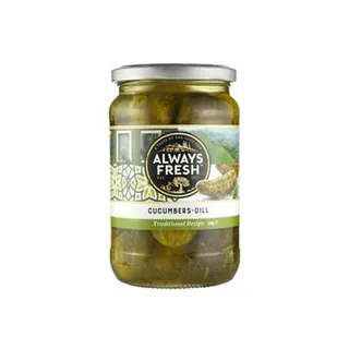 Always Fresh Cucumbers With Dill 680g