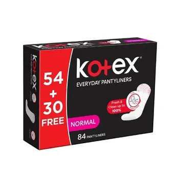 Kotex Liners Normal Flat Unscented 54s+30s