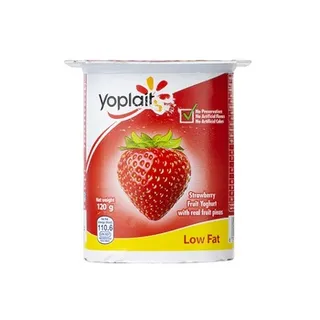 يوبلايت طازج وليت فراولة يوغورت 120g