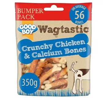 Wagtastic Chicken & Calcium Bones 350g