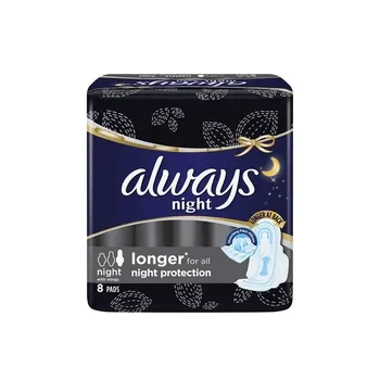 Always Thick Sens Night Pads 8s