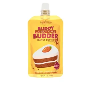 Buddy Budder Carrot Cake Squeeze 113g Dog Peanut Butter