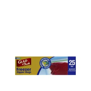 Glad Freezer Bags 27.4 X 26.5cm 25pcs