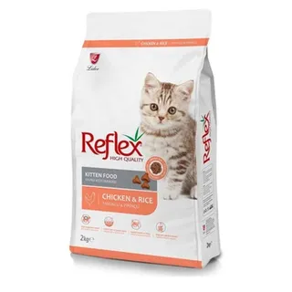 ريفليكس طعام قطط صغيرة دجاج ورز 2kg