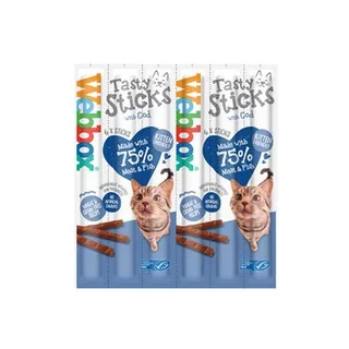 Webbox Cat Treat Tasty Sticks Cod 30g (6 Pcs)