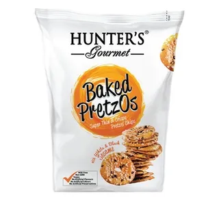 Hunters Gourmet Baked PretzOs with White and Black Sesame 180g