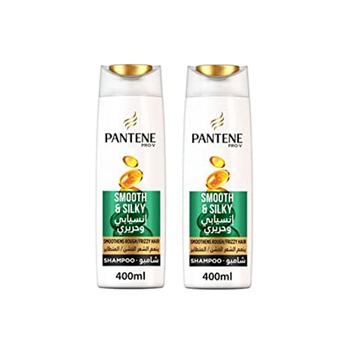 Pantene Pro-V Smooth & Silky Shampoo 2X400ml