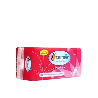 Charmee Pantyliners Breathable Unscented 20s