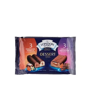 London Dairy Dessert Bars Multi pack 6X75ml