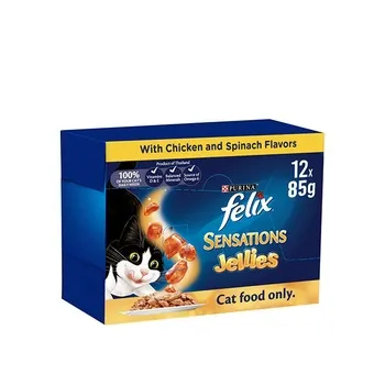 Felix Sensation Jellies Chicken 85g Pack of 12