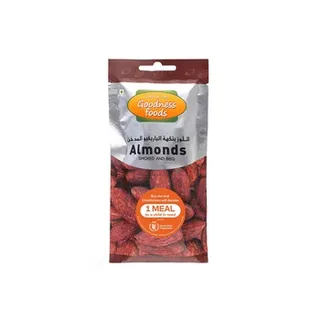 Goodness Foods Almonds Smoked & BBQ Packet 40g