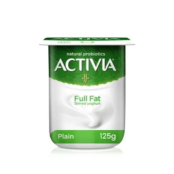 Activia Full Fat Plain Yoghurt 125g