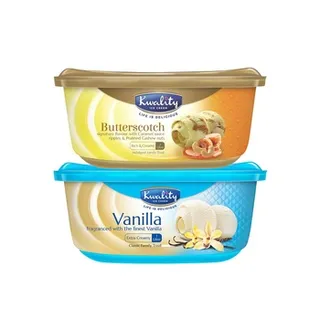 Kwality Ice Cream 2 x 1L