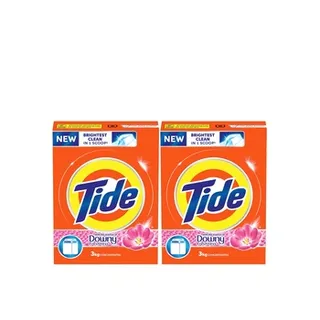 Tide Detergent Powder with Touch of Downy 2.5kg Pack of 2