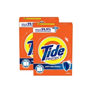 تايد بروتكت مضاد للبكتيريا منظف غسيل نصف أوتوماتيك 2.25Kg Dual Pack