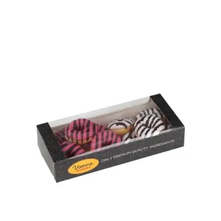 Vienna Bakery Mini Iced Doughnut With Dark Strips