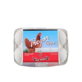 Tregor Free Range Brown Eggs 1 X 6pcs