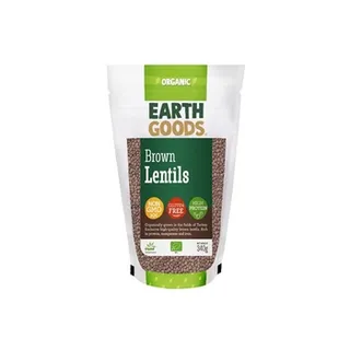 Earth Goods Organic Brown Lentils 340g