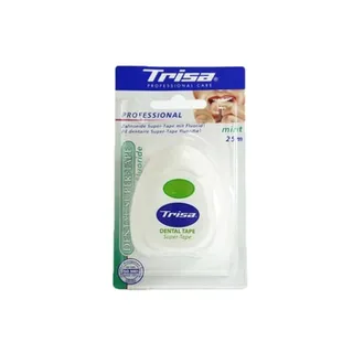 Trisa Dental Tape Super Tape Fluoride Mint 25mtr