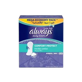 Always Comfort and Protection Liner 80 pcs