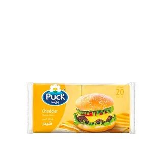 Puck Slice Cheddar 400g