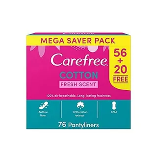 كيرفري ديلي بانتي لاينرز كوتن فريش سينت Pack Of 76
