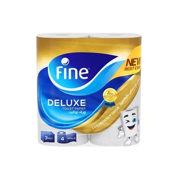 Fine Deluxe Toilet Rolls 4 X 3Ply