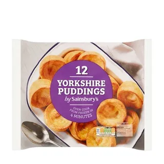 Sainsburys 12 Yorkshire Puddings 220g