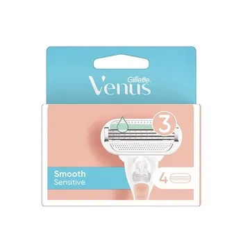 Venus Smooth Sensitive Womens Razor Blade Refills 4pcs