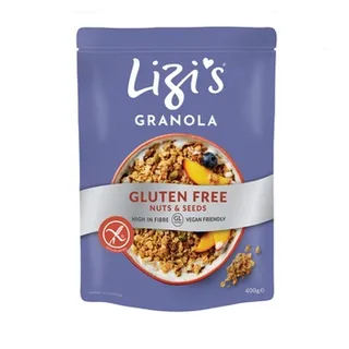 Lizis Granola Gluten-Free Nuts and Seeds 400g