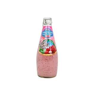 American Harvest Lychee Basil Seed Drink 290ml