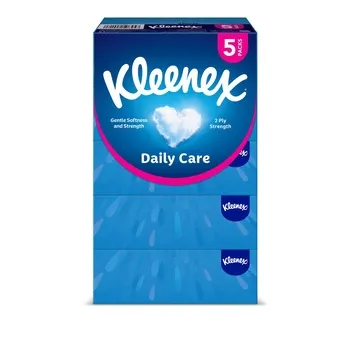 Kleenex Daily Care Facial Tissue 2Ply 150s Pack Of 5